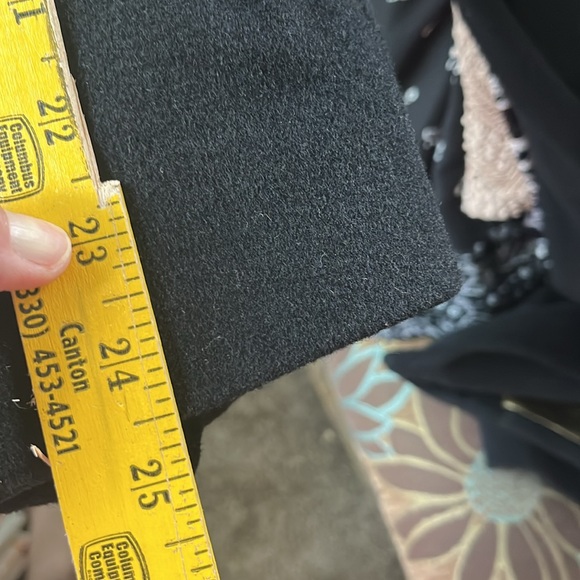 Floorlength long black x large wall coat in great condition lined winter coat - Picture 14 of 15